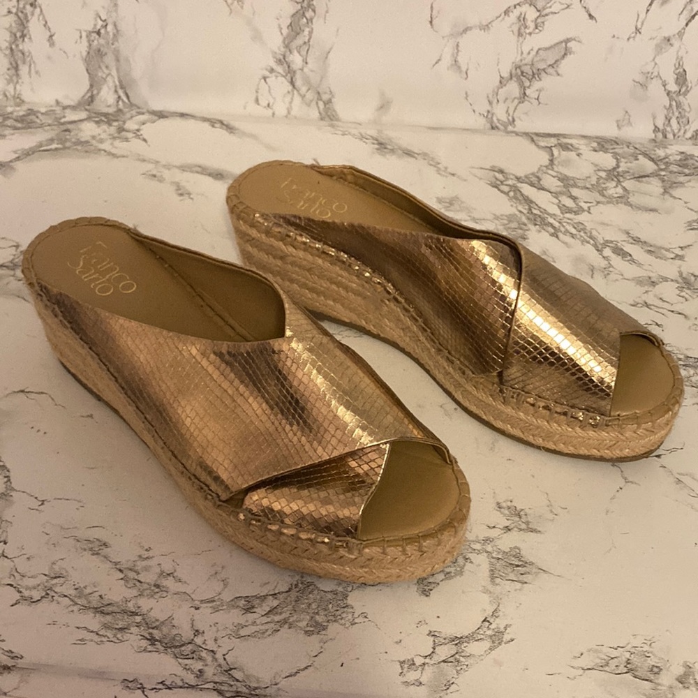 Franco Sarto wedged sandals